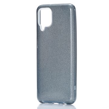 We coque de protection PAILLETTES SAMSUNG GALAXY A12 Noir