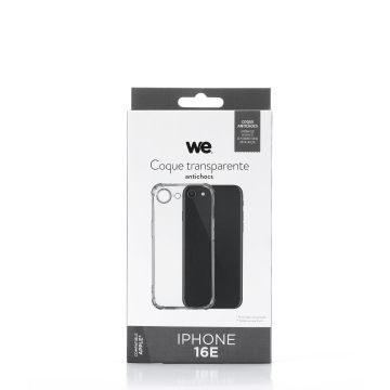 WE Coque de protection TPU - antichocs - APPLE IPHONE 16E Transparent