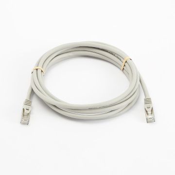 Câble RJ45 Male/Male droit CAT8 S/FTP - Avec snagless - Longueur 3M - Gris - en sachet