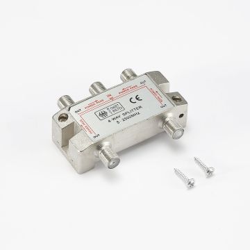 Répartiteur satellite 2400MHz 1 entrée 4 sorties