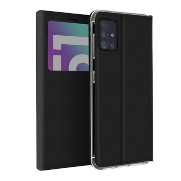 WE Etui folio CLASSIQUE SAMSUNG GALAXY A51 Noir