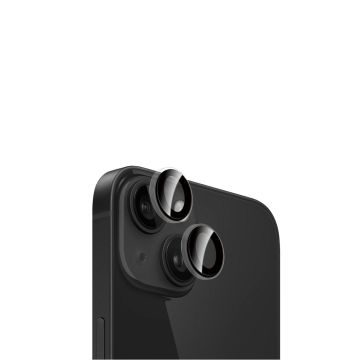 WE Lentilles de protection pour objectifs d'appareil photo iPhone 13/13 MINI transparent/noir (2 lentilles incluses)