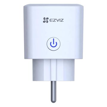 EZVIZ Prise Connectee Wifi T30, Blc 2.4Ghz 10A 2300W, Google Assistant / Alexa, Programmable par application CS-T30-10A-EU