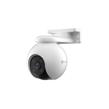 EZVIZ Caméra extérieure Wi-Fi motorisée H8 PRO 3K -Panoramique 360°-Détection et suivi des mouvements IA -Vision Nocturne couleur-Conversation bidirectionnelle