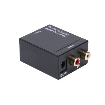 Kit de conversion audio analogique/numérique - 1 entrée RCA / 1 sortie optique ou coaxial