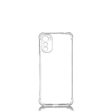 WE Coque de protection TPU MOTOROLA E32 Transparent: Anti-chocs - ultra résistant semi-rigide - apparence du téléphone conservée