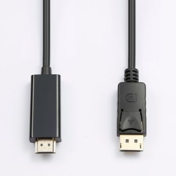 Câble HDMI Male / DisplayPort avec système de verrouillage - 2M