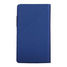 Etui univ colle magique bleu nui effet peau de pêche/coin pliable taille S pour smartphones max 4" I4/I5/A3