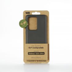 WE Coque de protection BIODEGRADABLE SAMSUNG S20 ULTRA Noir: 100% biodégradable et compostable  semi-rigide 