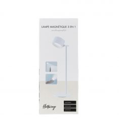 lampe magnétique Halterrego 2-en-1 : lampe de bureau / lampe amovible , couleur blanche