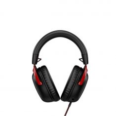 HyperX Casque filaire Cloud III – Mousse mémoire de forme - PC, PS5, PS4, Xbox Series X|S, XboxOne, Nintendo Switch, Mobile - DTS, USB-C|A, 3.5mm –Noir/Rouge