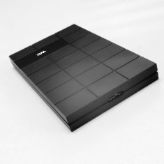 Disque dur externe 2.5'' 1To Noir Design Alu brossé Heden USB3.0 Plug & Play 5 Gbps Led bleue indiquant la mise sous tension