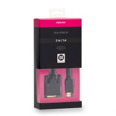 Câble HDMI mâle/ DVI mâle 2 m DVI-D 24+1