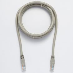 Câble RJ45 droile mâle 2m blindage U/UTP - CAT 6 - coloris gris