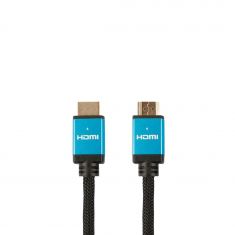 Câble HDMI mâle/mâle 2.1 en nylon tressé - 5m - compatible 8K/60Hz - 4K/120Hz