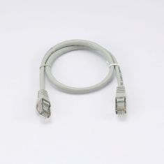 Câble RJ45 Male/Male droit CAT7 S/FTP - Longueur 0.50M - Gris - en sachet