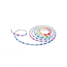 Ruban LED Connecté WiFi Multicolore ruban 5m sécable Multicolore adhésif 3M 25000h/durée de vie 2100mcd max/intensité lumineuse Puce IC intégrée Revêtement PU