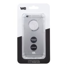 We coque de protection ANTI-CHOCS APPLE IPHONE 6 / 6S Transparent: 4 coins renforcés - anti-chocs  ultra-résistant  semi-rigide 