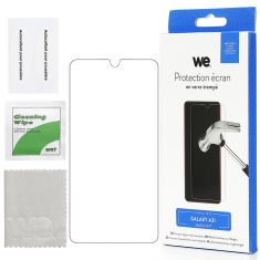 Verre trempé : Protection écran - dureté 9H (9 fois plus résistant) - anti-rayures - anti-bulles d'air - ultra-résistant - compatible pour GALAXY A22 4G / A31 / A32 4G / A33 5G
