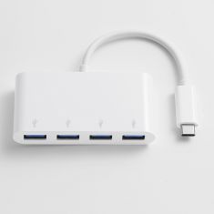 Hub USB-C 4 ports USB 3.0 pour PC, PC portable et MacBook