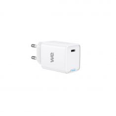 Chargeur secteur WE GaN 1 Port USB-C - 45W -  Compatible Power Delivery 3.0 - Blanc