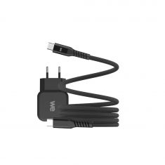 Bundle chargeur 1 port USB-C 20W + câble USB-C/USB-C noir