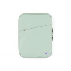 WE POP Housse universelle pour tablette jusqu'à 11'' : coloris vert - 2 grandes poches intérieures - 1 poche frontale - 1 compartiment stylet