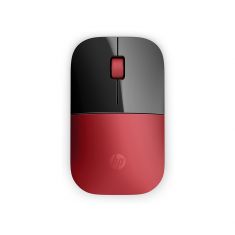 Souris sans fil HP Z3700  Rouge,fonctionne sur une large gamme de surfaces, durée de vie jusqu'à 16 mois avec une seule pile AA V0L82AA