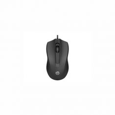 Souris filaire HP 100 Noire, Forme galbee qui epouse la courbe naturelle de la main, ambidextre, 1600 PPP 6VY96AA
