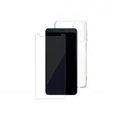 PACK verre trempés et coque de protection transparente : 1 Verre trempé dureté 9H +1 Coque de protection TPU Transparent - compatible pour 501