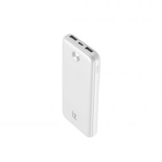Batterie de secours IZZY 20000mAh - 2 ports USB A + 1 port USB-C - 10,5W - blanc