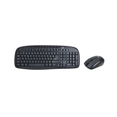 Bundle Clavier + Souris Sans Fil WE 1600 DPI / 8 touches multimédias 2.4 GHz / Plug & Play / Portée 8m Fonction sommeil