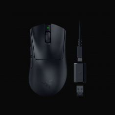 RAZER Souris Gaming Esport filaire DeathAdder V3 HyperSpeed - forme ergonomique, 6 boutons programmables, 30 000 DPI - Noir