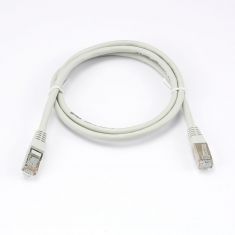 Câble RJ45 Male/Male droit CAT6A F/UTP - Longueur 1M - Gris - en sachet