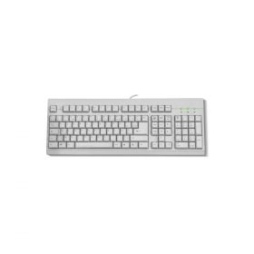 Clavier filaire HEDEN 108 touches , connexion USB, couleur belge, style rétro